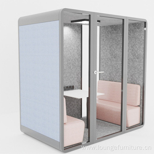 High Evaluation Office Booth Soundproof Hidden Double Booth